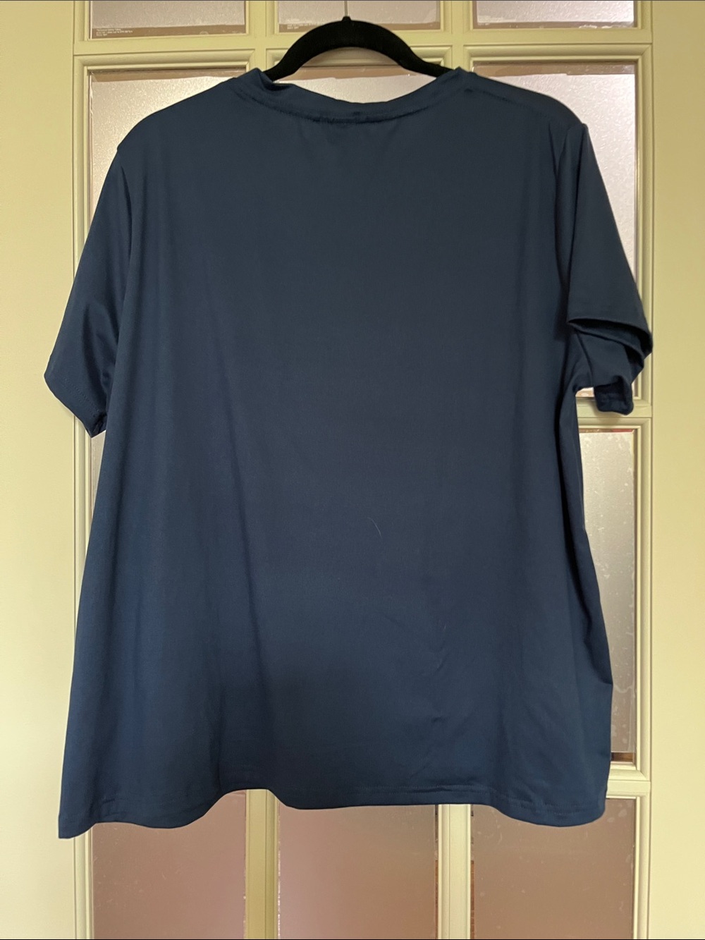 1X SHEIN Navy Blue Graphic 'SALTY' Short Sleeve Tee with vinyl graphic - Picture 5 of 6